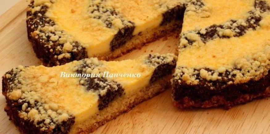 Рецепт творожно-макового пирог колечко