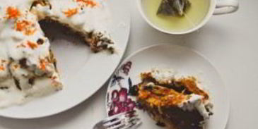 вегетарианский морковный пирог