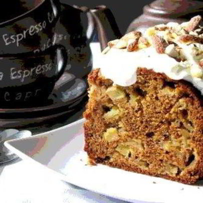 Яблочный пирог с медом