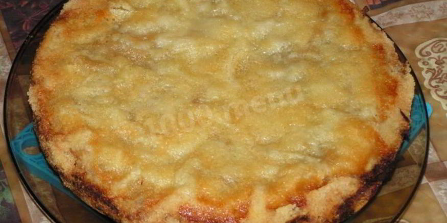 Рецепт яблочного пирога в мультиварке открытый