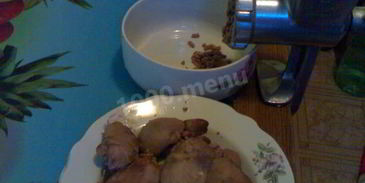 быстрые дрожжевые пирожки с картошкой и печенью