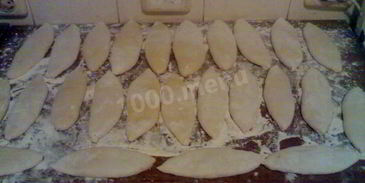 быстрые дрожжевые пирожки с картошкой и печенью