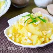 Рецепт Картофельной начинки для пирожков с яйцом