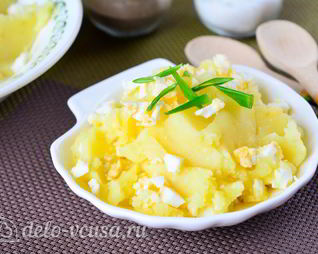 Картофельная начинка для пирожков с яйцом