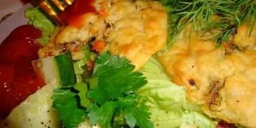 картофельные пирожки со скумбрией