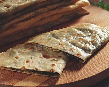 Кутабы из лаваша