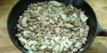 ленивые пирожки с мясом