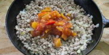 ленивые пирожки с мясом