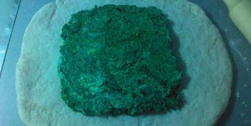 летние пирожки, слоеные зеленью