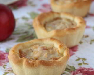 Мини-пирожки с яблоками