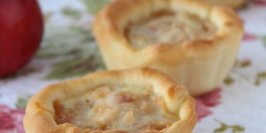 Рецепт мини-пирожков с яблоками