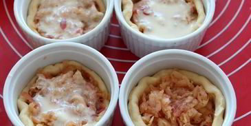 мини-пирожки с яблоками