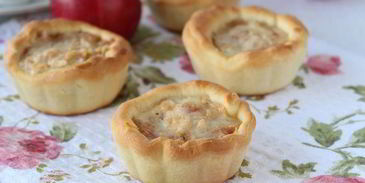 мини-пирожки с яблоками