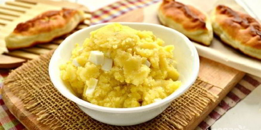 Рецепт начинки для пирожков из картошки и яиц