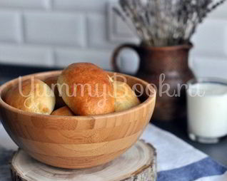 Пирожки дрожжевые с картофелем и печенью