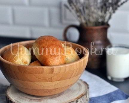 Пирожки дрожжевые с картофелем и печенью