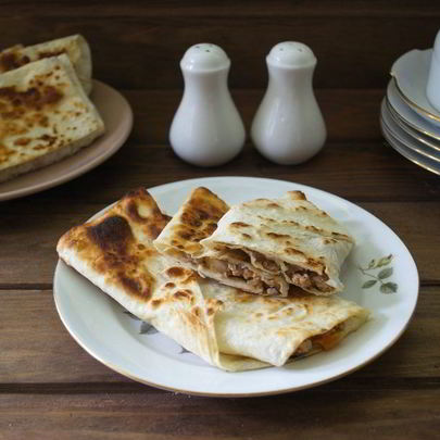 Пирожки из лаваша с мясом