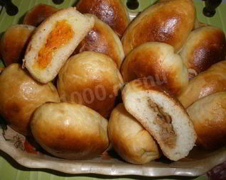 Пирожки на кефире в духовке