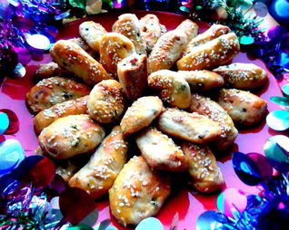 Пирожки на сырном тесте