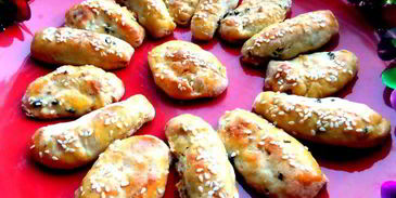 пирожки на сырном тесте