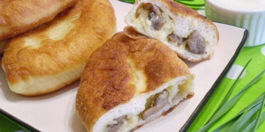 Рецепт пирожков постных с грибами