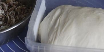 пирожки с гречкой, беконом и яйцом