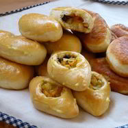 Рецепт Пирожков с грибами и капустой