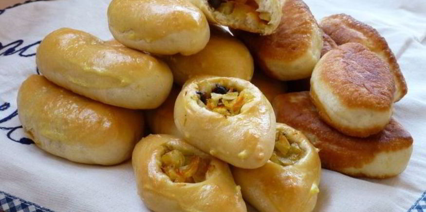 Рецепт пирожков с грибами и капустой