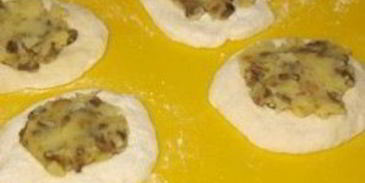 пирожки с грибами и картошкой