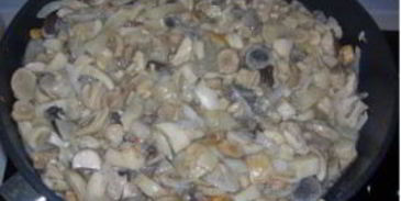 пирожки с грибами за 5 минут