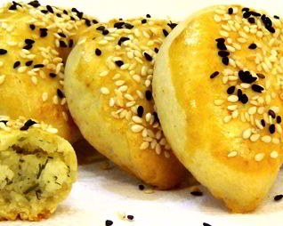 Пирожки с картофелем Подковки