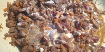 пирожки с куриной печенью