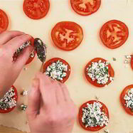 Рецепт Пирожков с помидорами и сыром