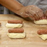 Рецепт Пирожков с сосисками