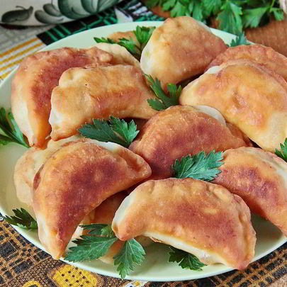 Постные пирожки с фасолью