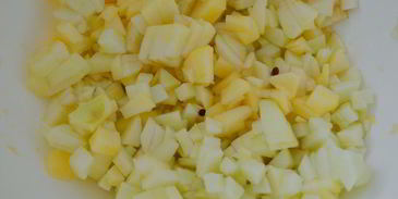 яблочные пирожки из сырного теста