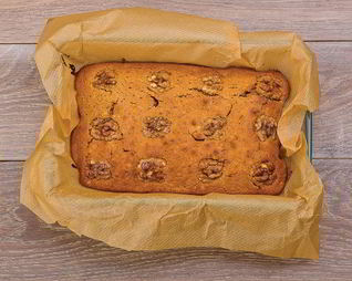 Апельсиновый брауни с грецкими орехами