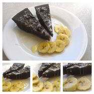 Рецепт Брауни с бананом и сгущеным молоком