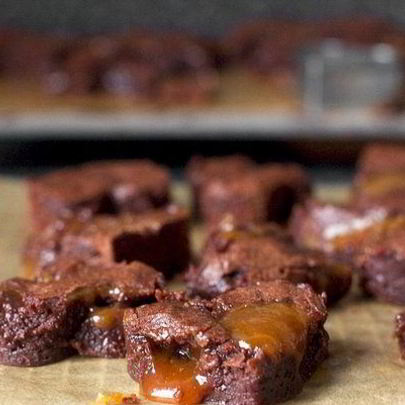 Браунис соленой карамелью