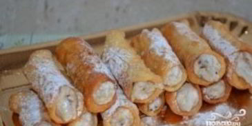 итальянское пирожное канолли