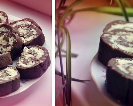 Кокосовые пирожные без запекания