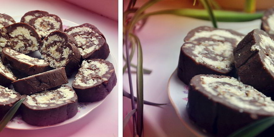 Рецепт кокосовых пирожных без запекания