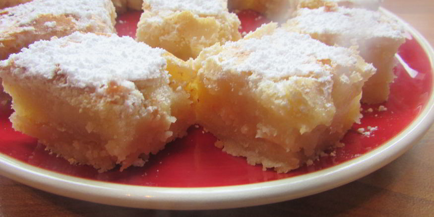 Рецепт лимонных пирожных из песочного теста