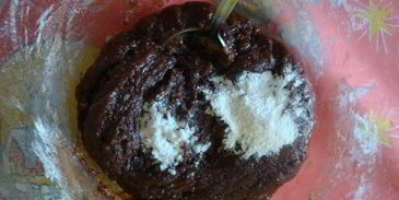 малиновый брауни