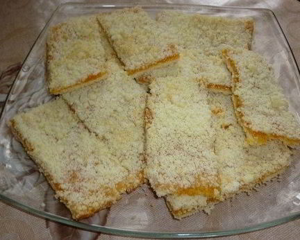 Песочное пирожное с конфитюром по-французски