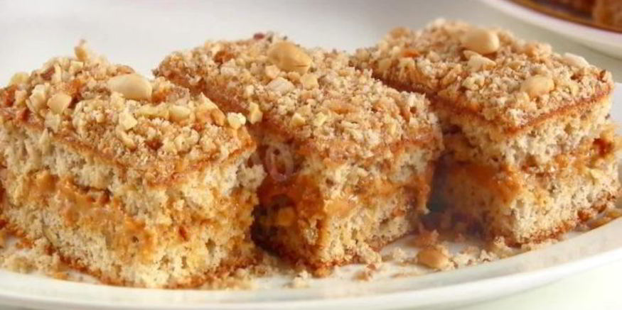 Рецепт пирожного белочка с орехами и сгущенкой