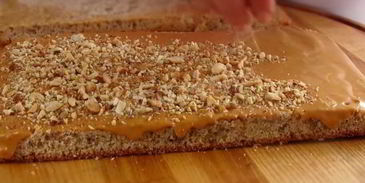 пирожное белочка с орехами и сгущенкой