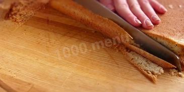 пирожное белочка с орехами и сгущенкой