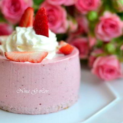 Пирожное-мусс Клубничное