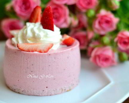 Пирожное-мусс Клубничное